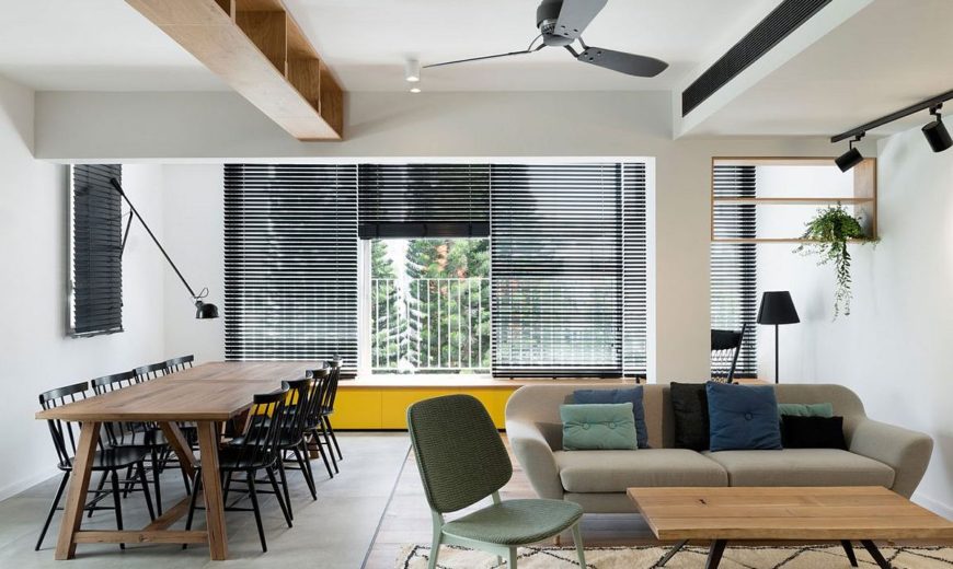 This Family Apartment Maximizes Storage Space with Nifty Custom Cabinetry