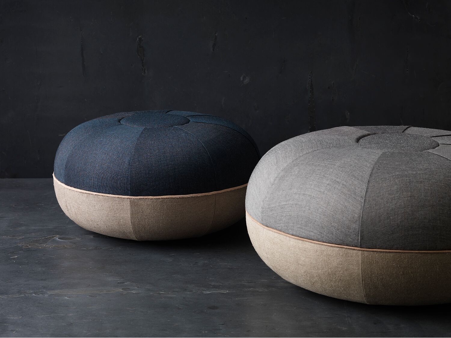 Poufs by Cecilie Manz for Objects.