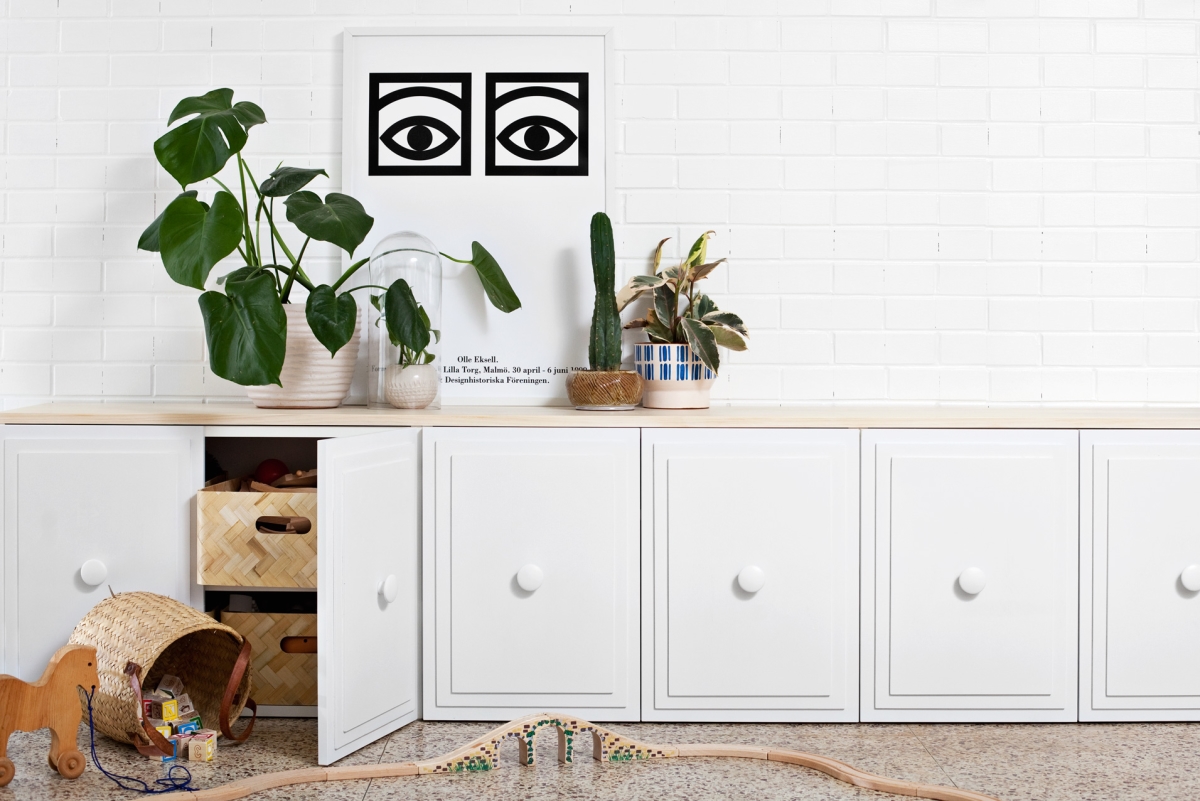 DIY credenza makeover from A Beautiful Mess