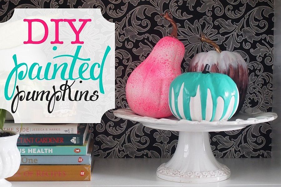 DIY painted pumpkins that serve you well even beyond Halloween