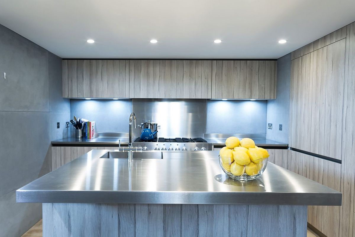 Fabulous kitchen inside the church turned into a residential units