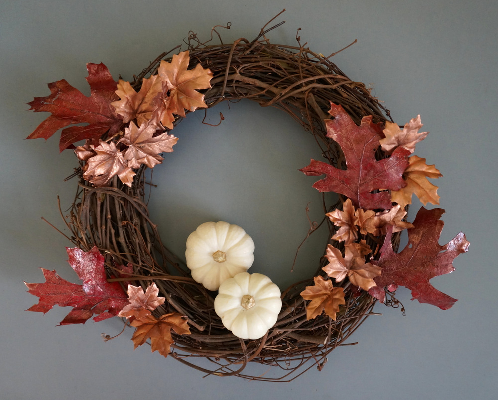 Fall wreath DIY idea