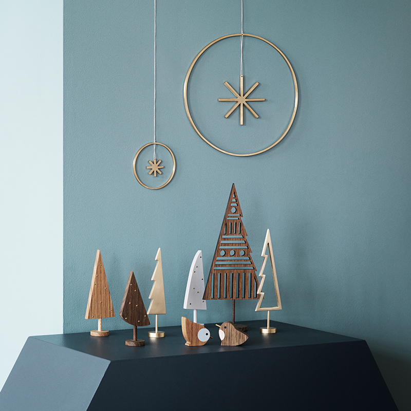 Laser-cut trees from ferm LIVING