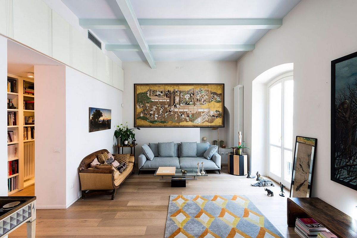 Modern private apartment in Milan deisgned by Cristiana Vannini