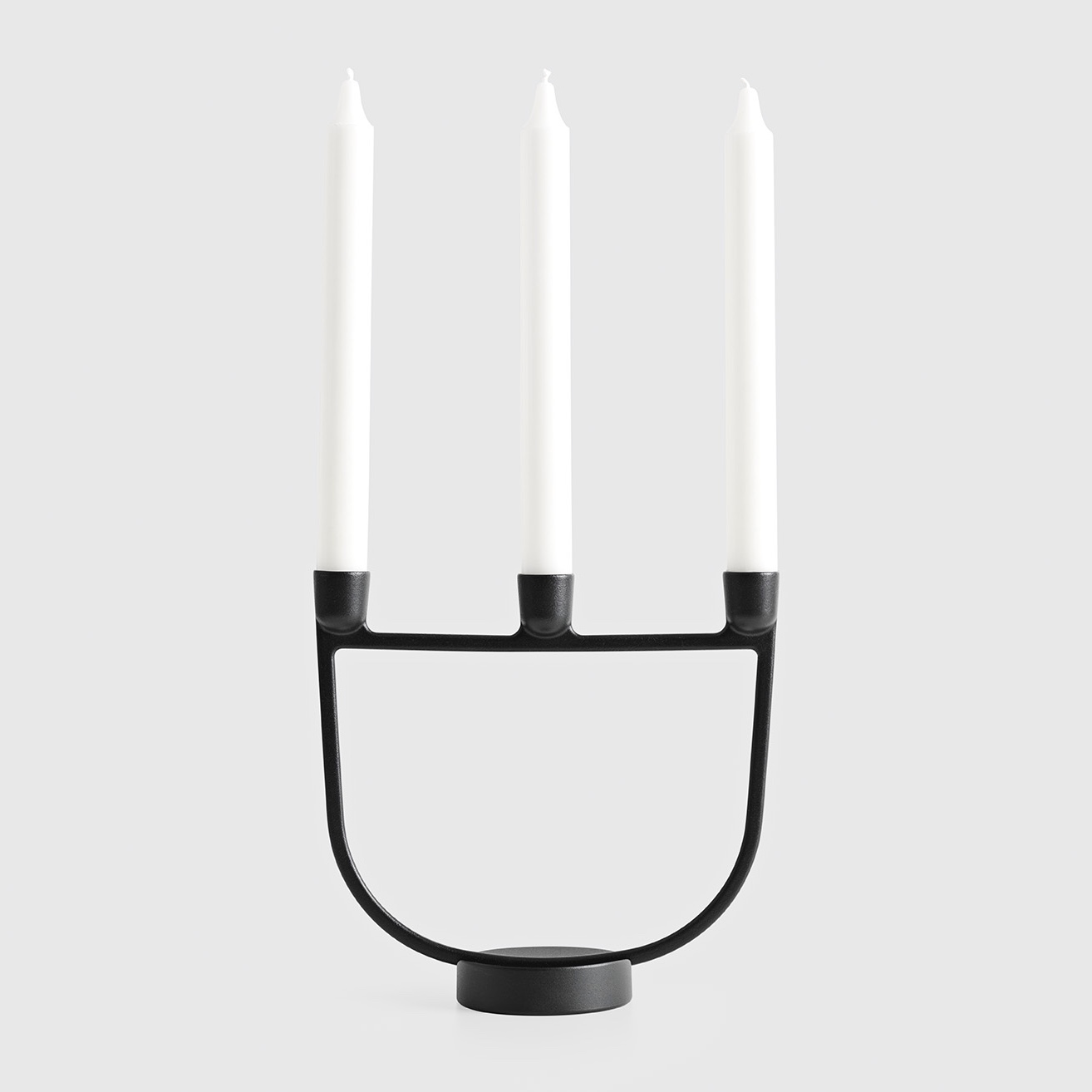 Open candelabra black