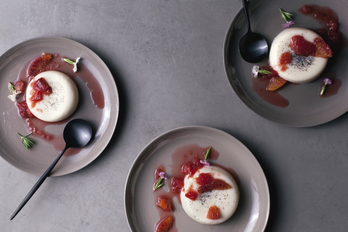Panna cotta with citrus by Eyeswoon