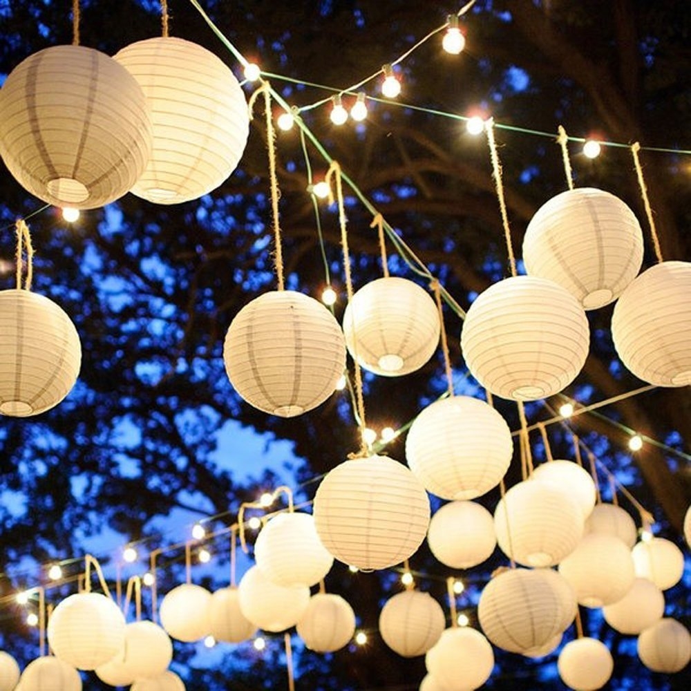 Paper lanterns from Amazon