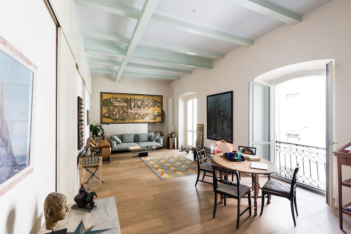 Private apartment in Milan built in 1892 renovated into a modern home