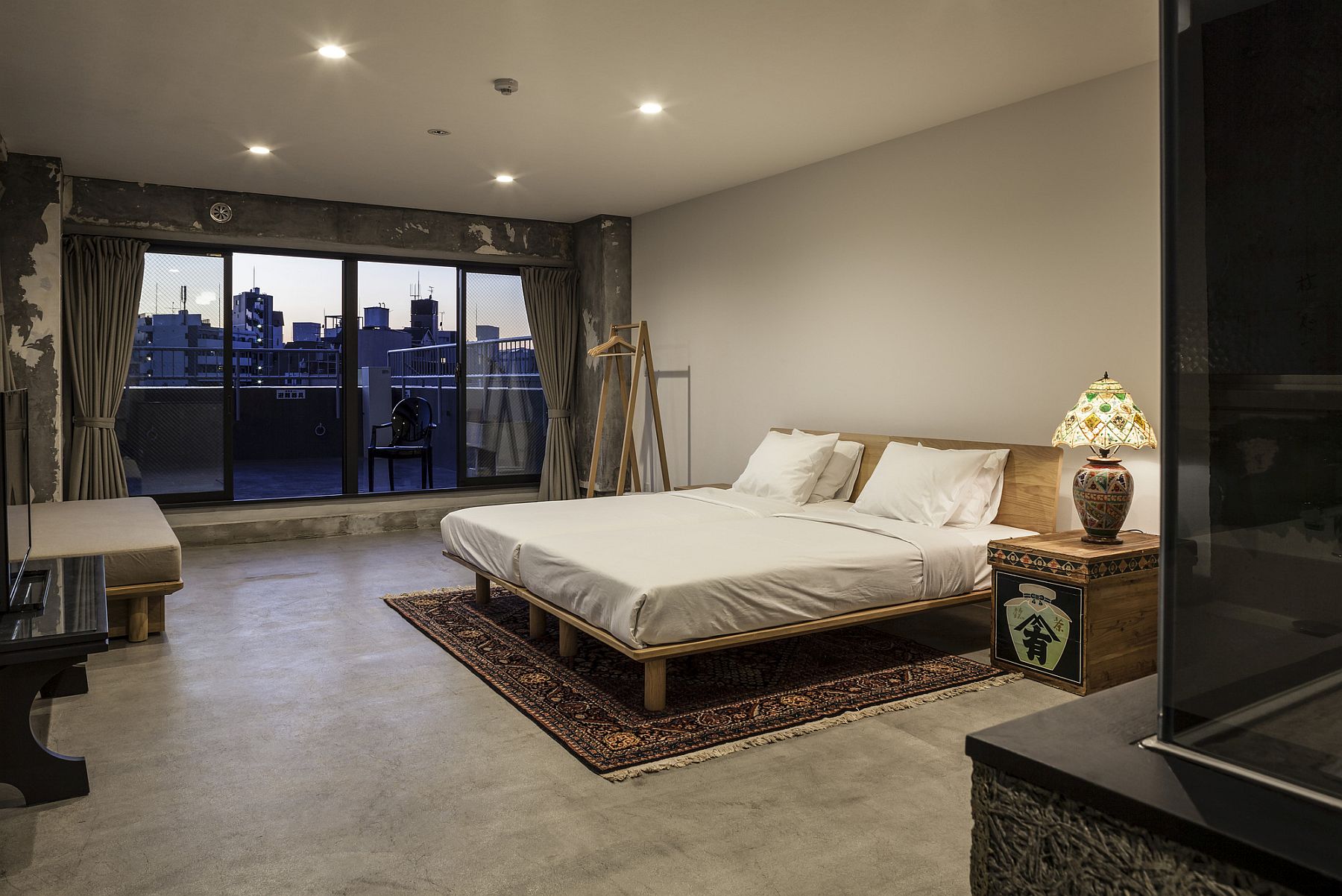 Private room inside the revamped Tokyo Hotel as Hostel