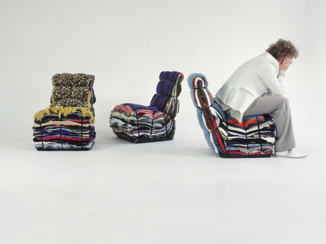 Rag chair by Tejo Remy.