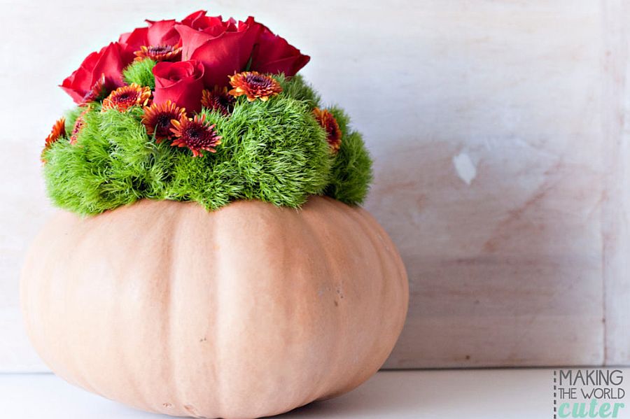 Simple and elegant pumpkin vase makes for smart Fall décor [From: Making the World Cuter]