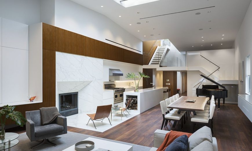 NoHo Loft: Single-Floor Apartment Turned into a Luxurious Triplex Penthouse