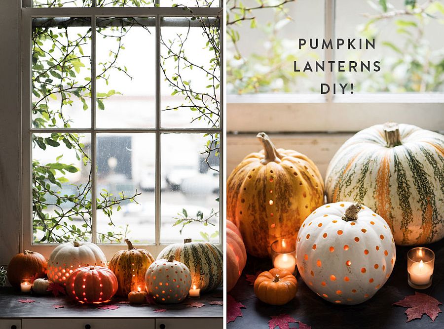 Uber-cool DIY pumpkin Lanterns [From: Design Love Fest]