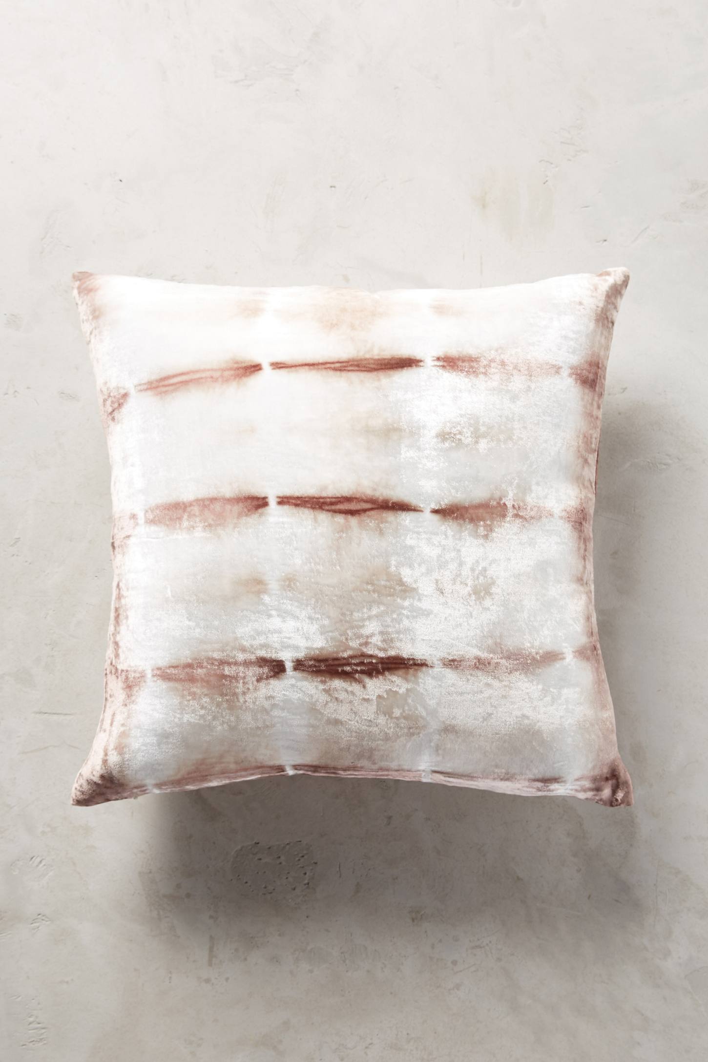 Velvet Shibori pillow from Anthropologie