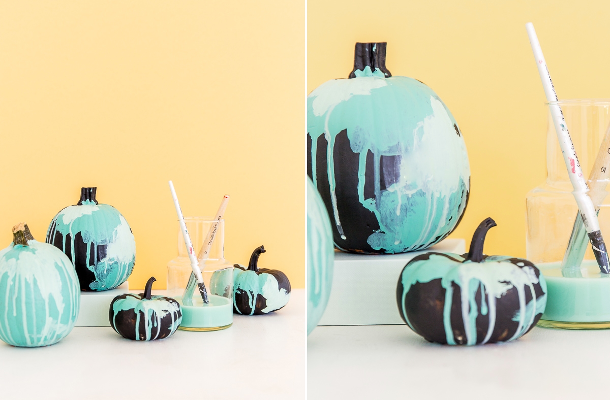 Watercolor pumpkins from Paper & Stitch