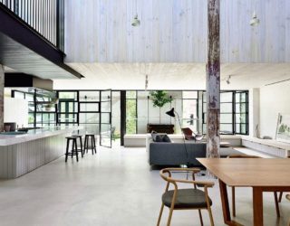 Old Brick Warehouse in Melbourne Finds New Life as a Bright Modern Loft