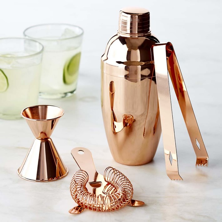 Copper bar items from Williams-Sonoma