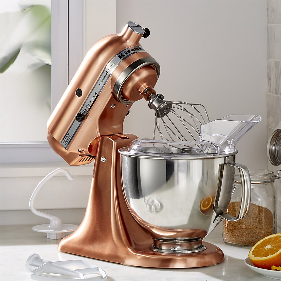 Copper kitchen mixer from Crate & Barrel