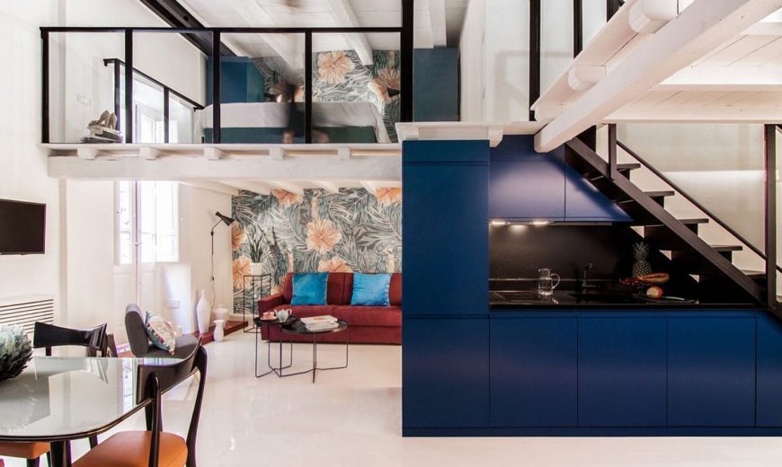 Space-Savvy Italian Home Delights with a Nifty Mezzanine-Level Bedroom