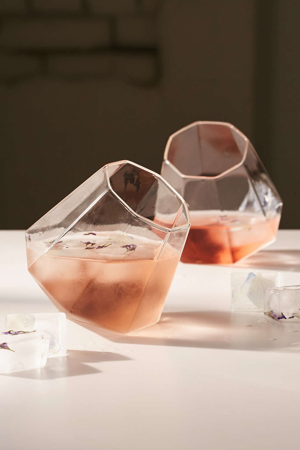 Faceted glass set from Urban Outfitters