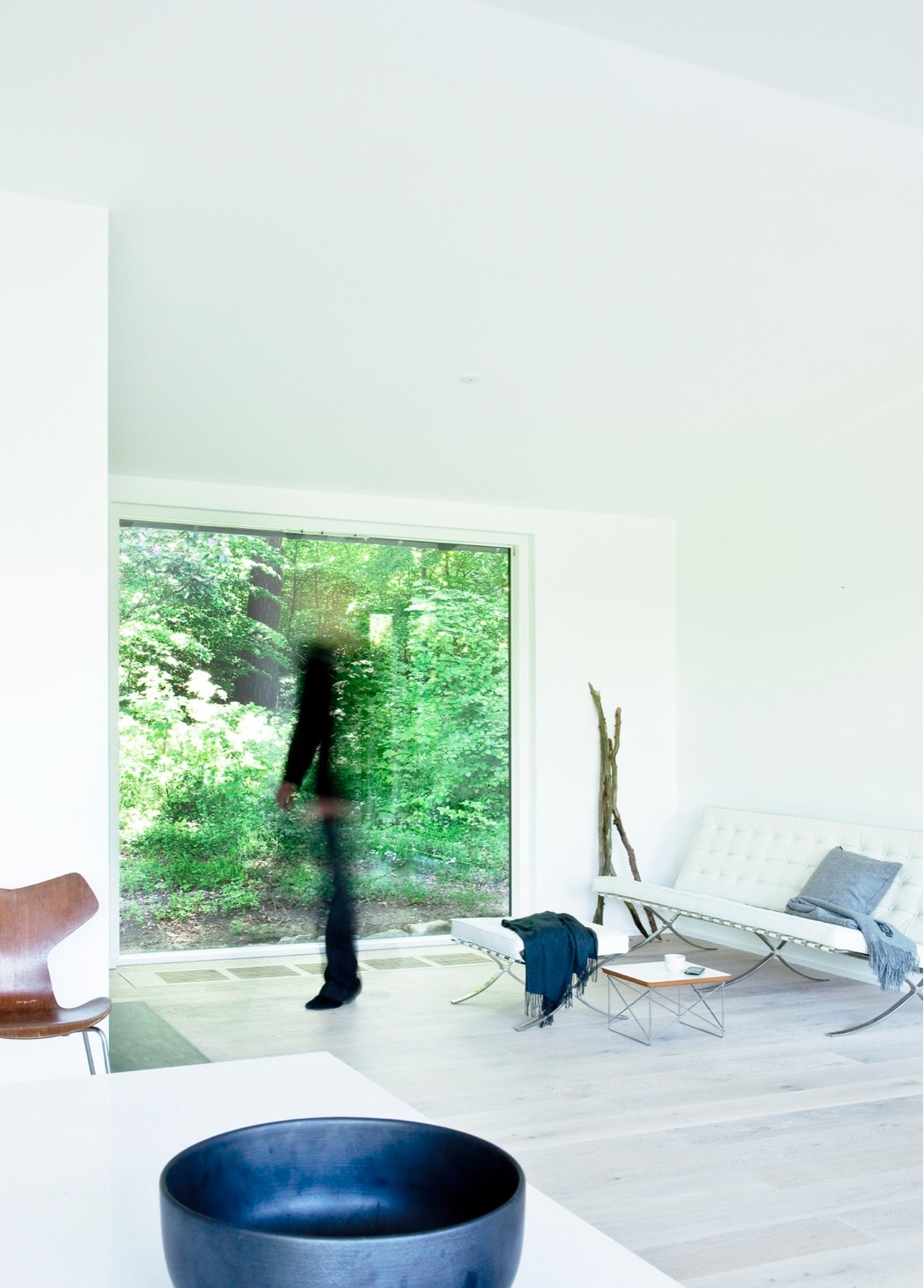 A cosy corner in Forest House designed by Norm Architects. Photo © Jonas Bjerre-Poulsen via ArchDaily.