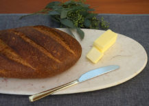 Fresh bread on a marble serving board 217x155 A Bountiful Centerpiece for Your Thanksgiving Table