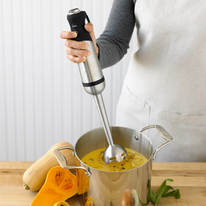 Immersion blender for winter soup