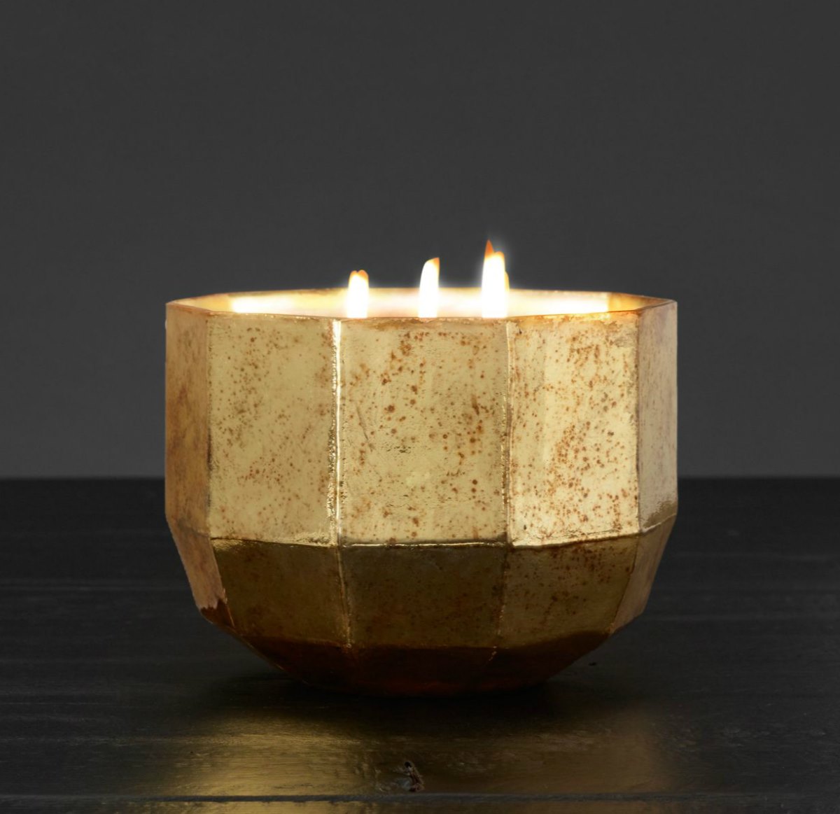 Mercury glass candle from Restoration Hardware