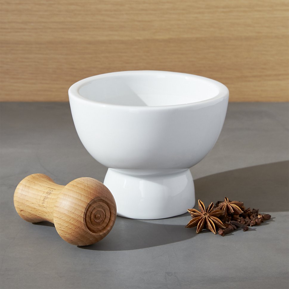 Mortar and pestle from Crate & Barrel