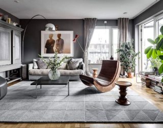 Scandinavian Style Meets Gray Panache Inside This Stockholm Apartment