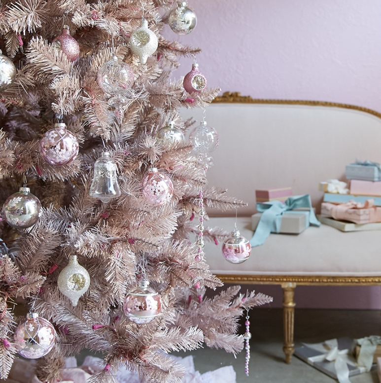 Shabby Chic Couture's Pink Tinsel Christmas Tree