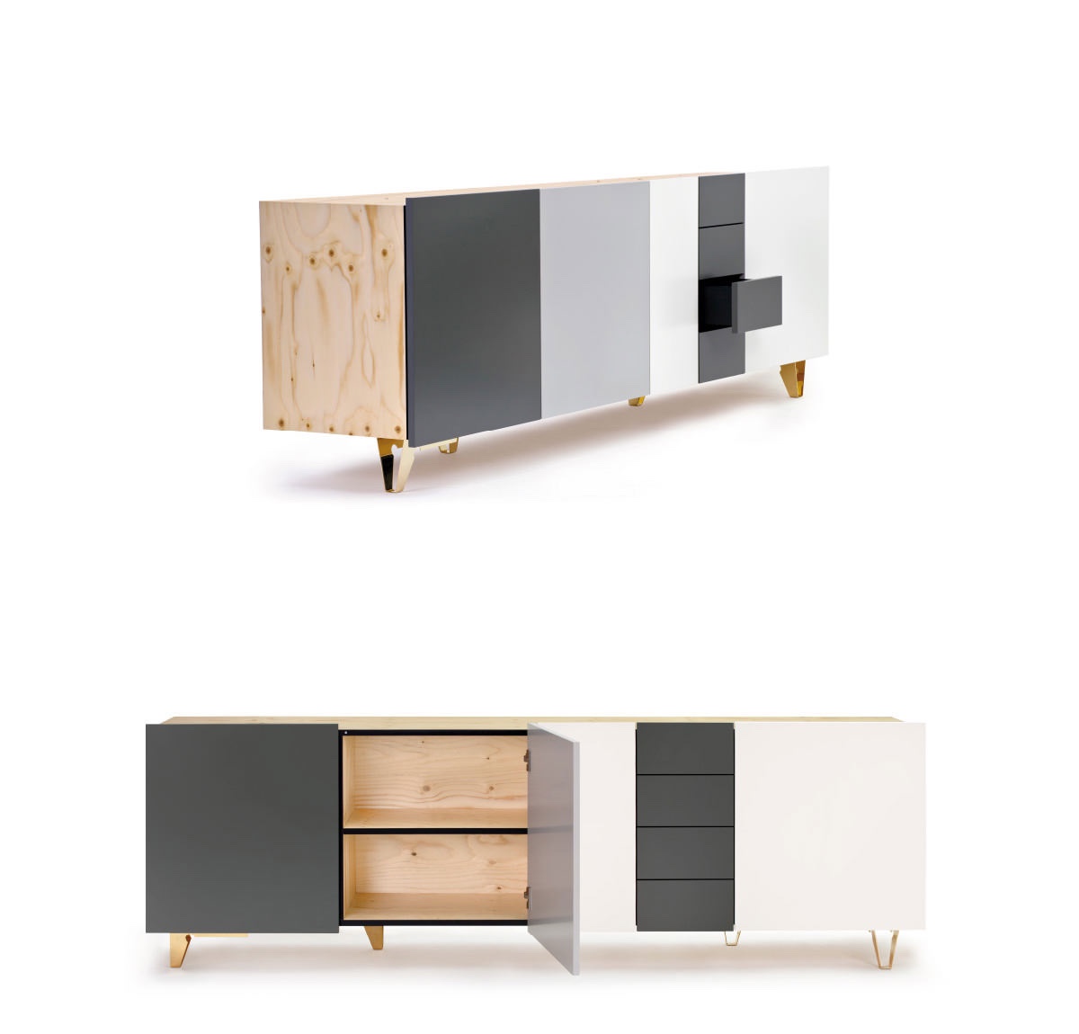 Supergrau® Starbuck Sideboard. Image courtesy of Supergrau®.