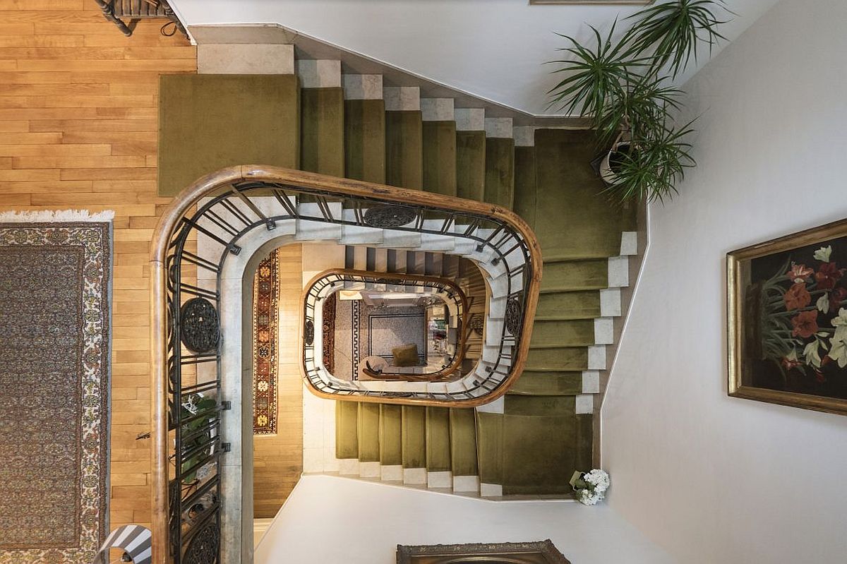 Stunning new staircase transforms 1920's manor house in Luxembourg