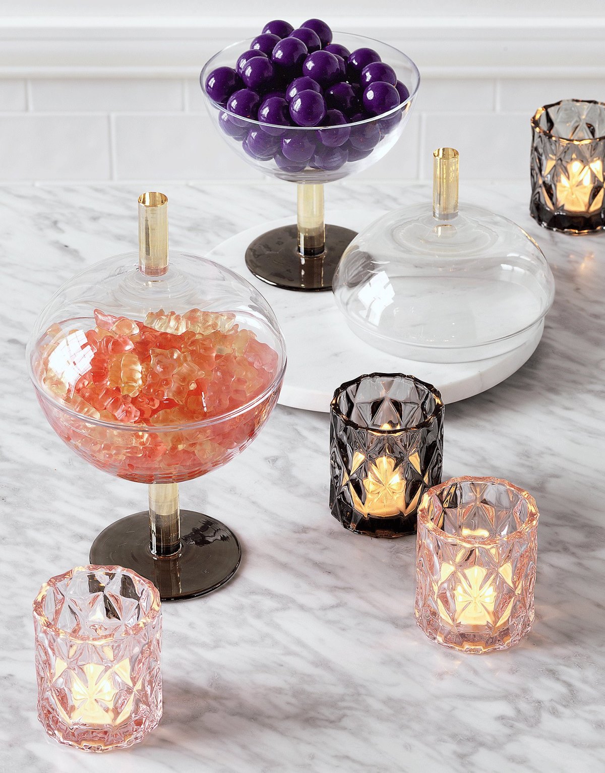 Tea light candle holders from CB2
