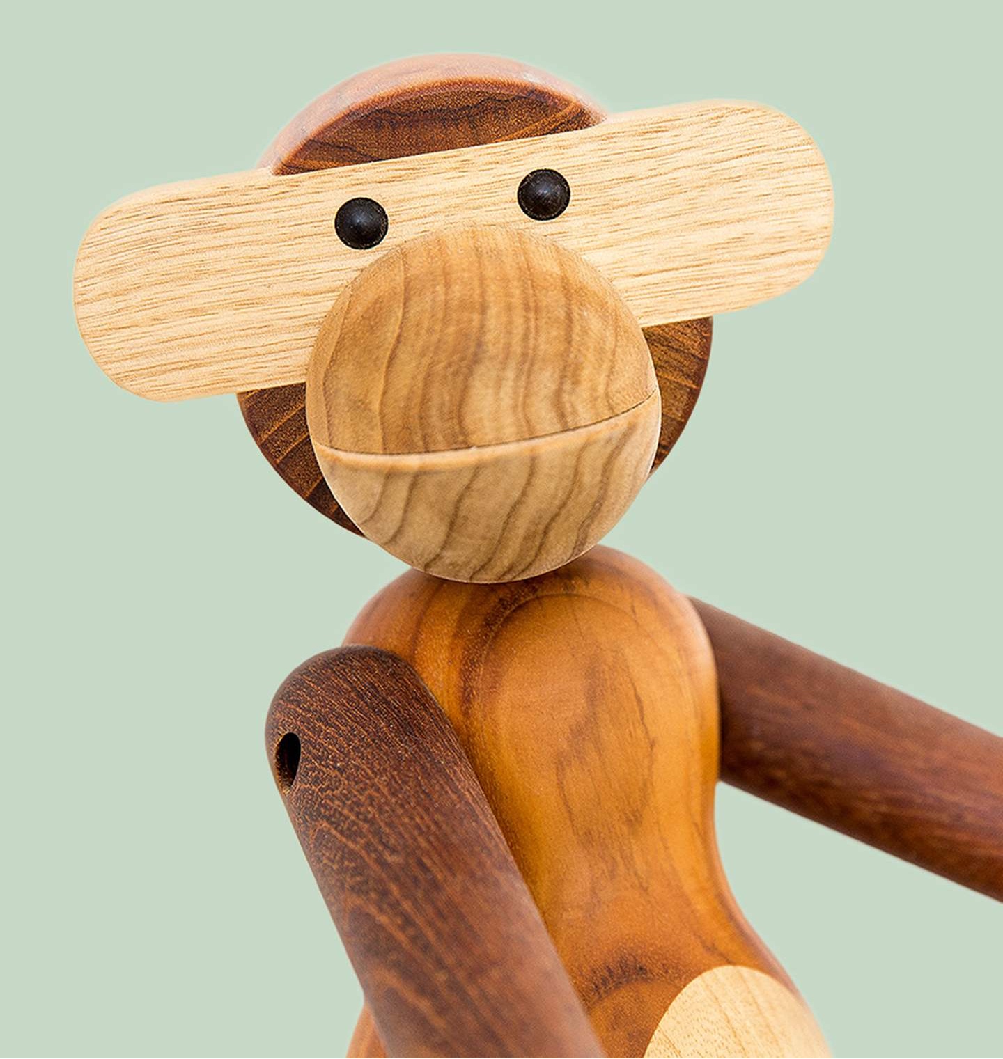 Kay Bojesen’s wooden monkey.