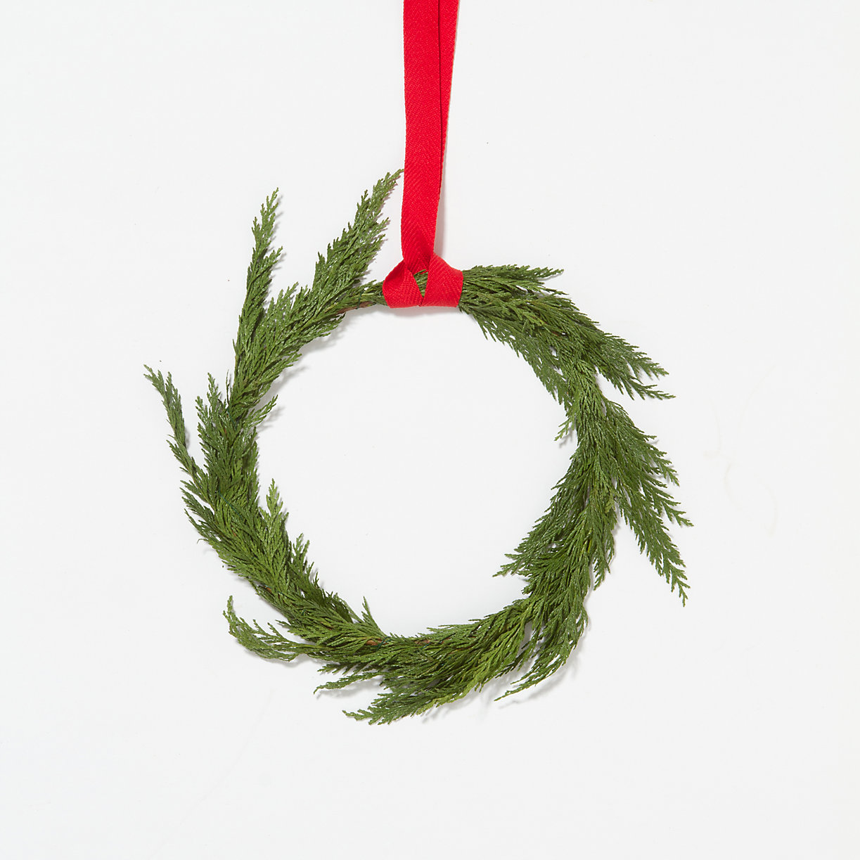 Affordable fresh cedar wreath from Terrain