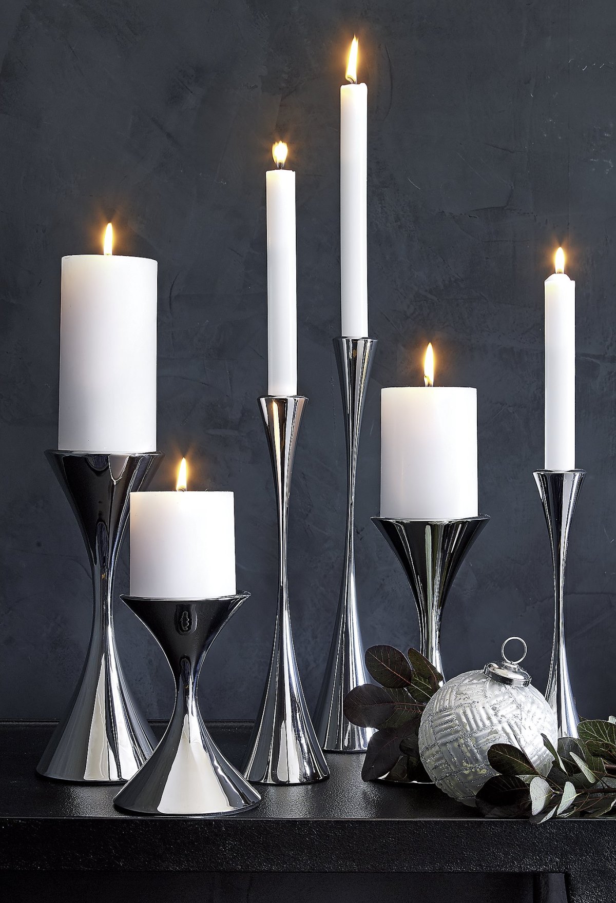 Candle holders from Crate & Barrel