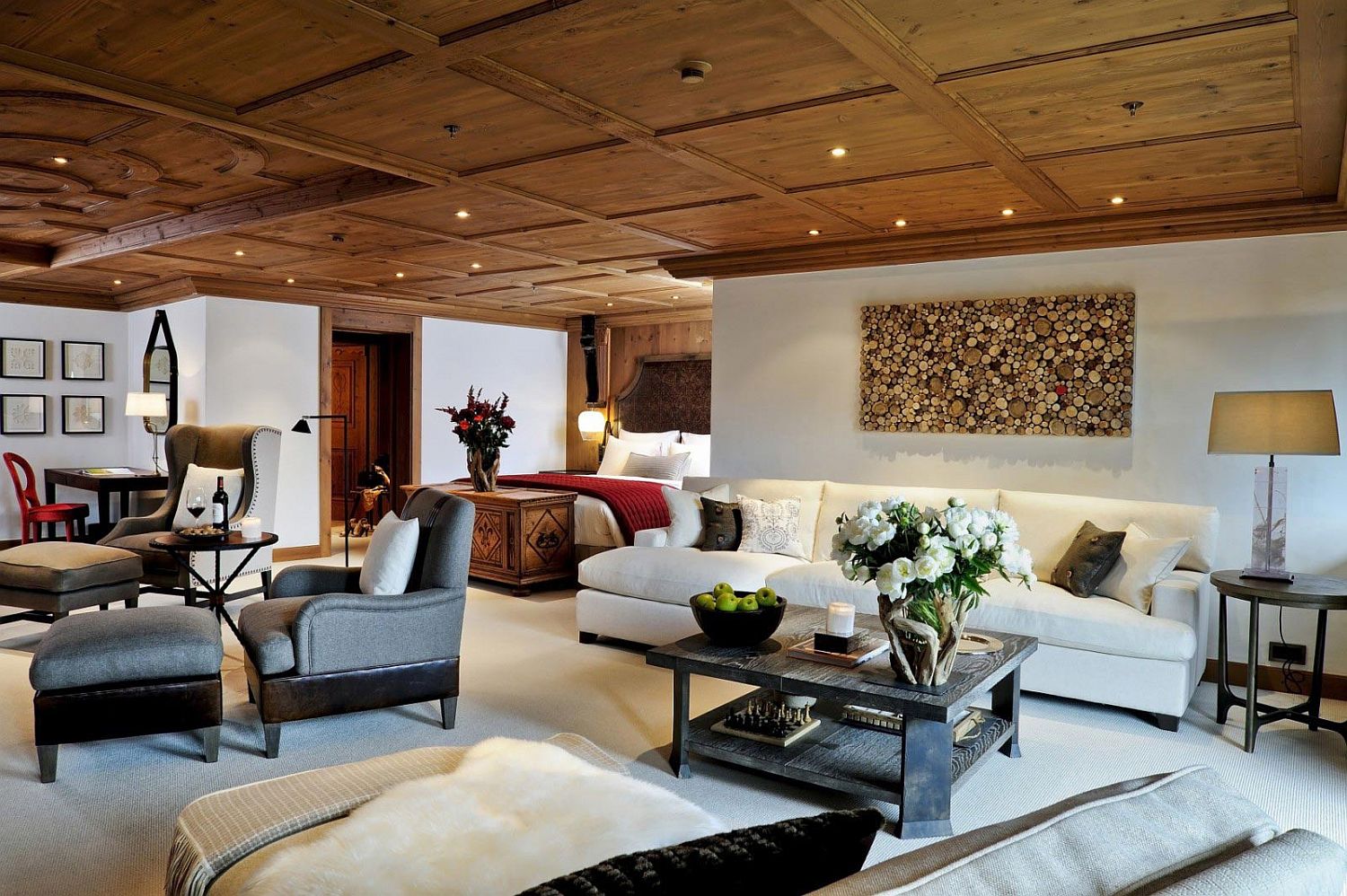 Classic Alpine design blended with 5-star comfort at Alpina Gstaad