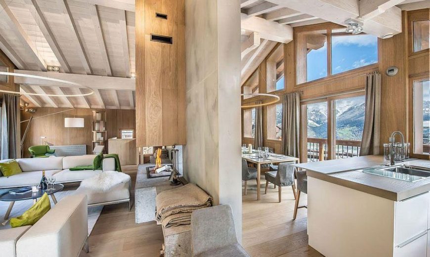 Snow-Clad Slopes and Alpine Magic: Modern and Cozy Chalet in France