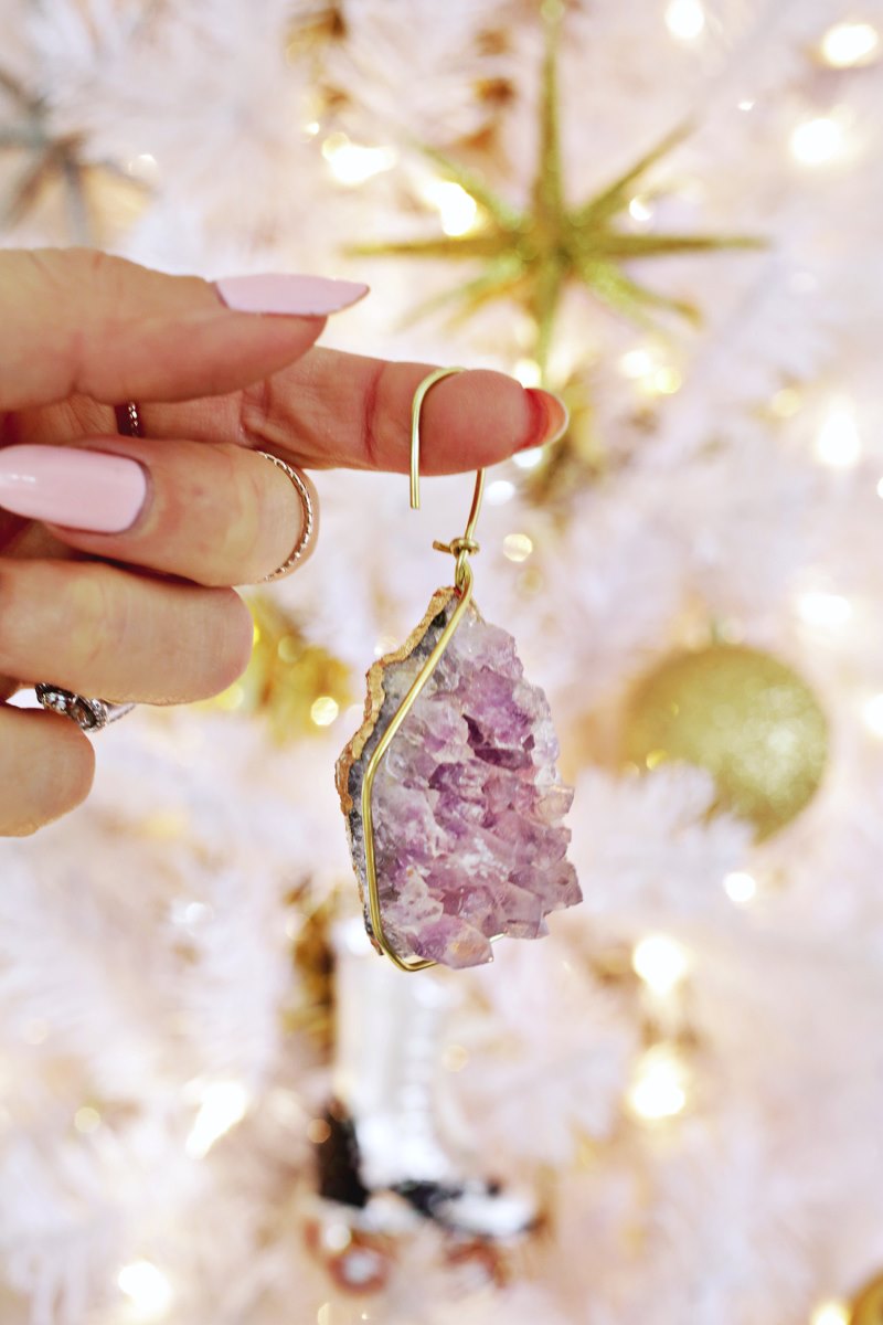 DIY geode ornament from A Beautiful Mess