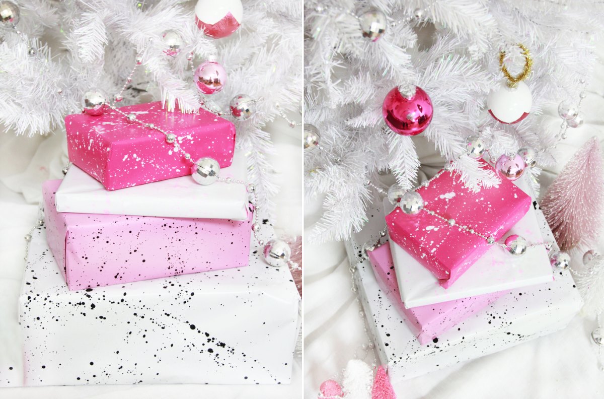 DIY gift wrap from A Bubbly Life