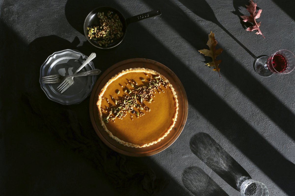 Delicious pumpkin tart from EyeSwoon