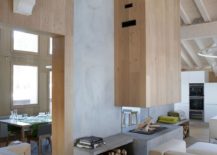 Exposed-concrete-and-wood-shape-the-simple-and-minimal-interior-217x155