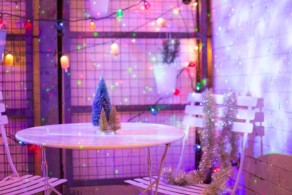 Festive holiday patio from Random Acts of Pastel