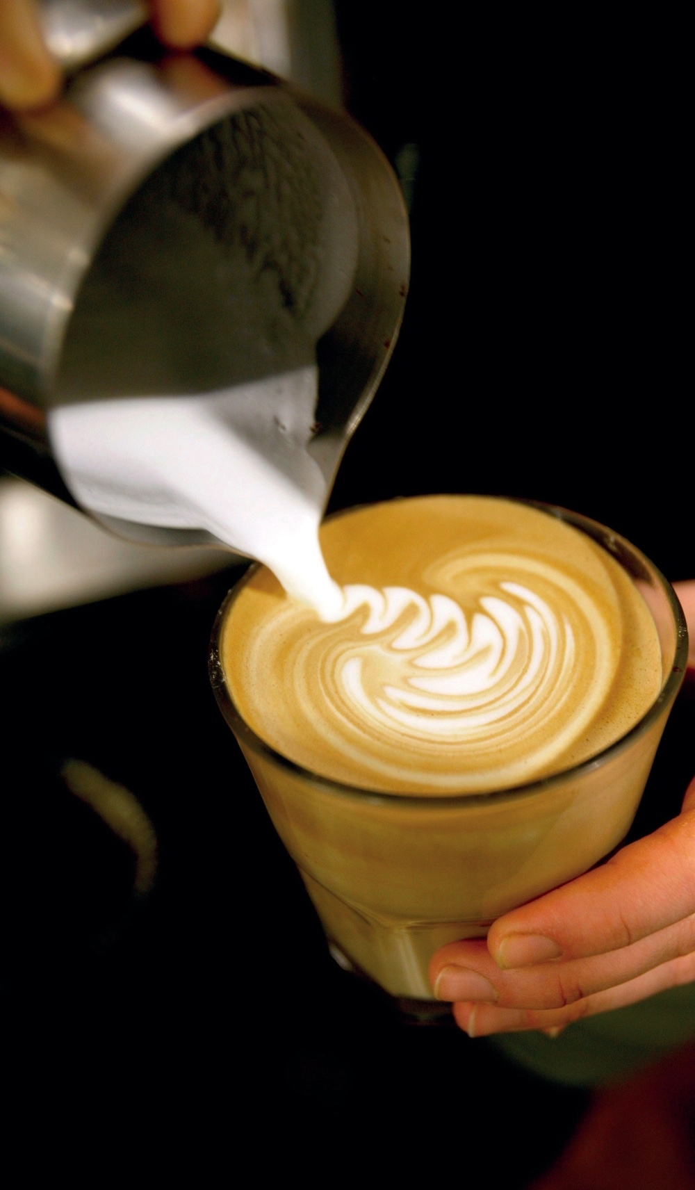 Originating in Australia and New Zealand, the flat white is served with a strong shot of espresso in a small cup with textured milk. Image © 2016 Time Out England Limited.