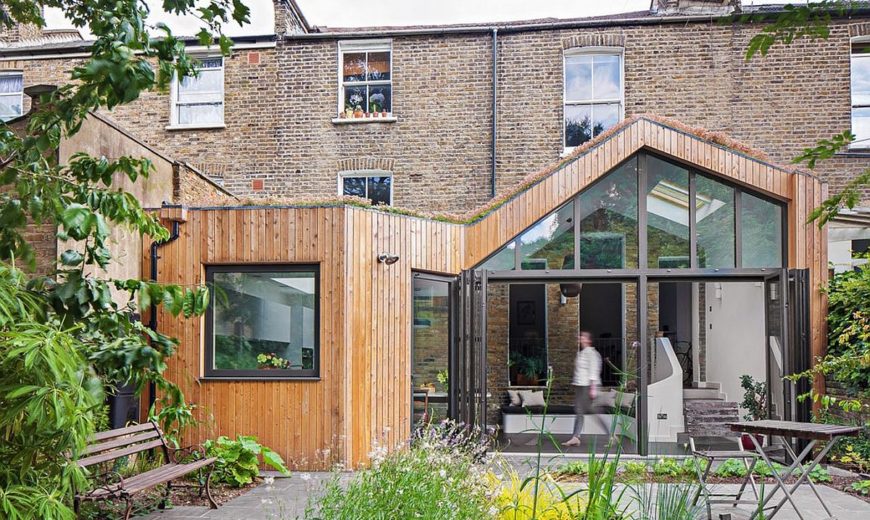 Glazed Timber Extension Rejuvenates Dreary London Home