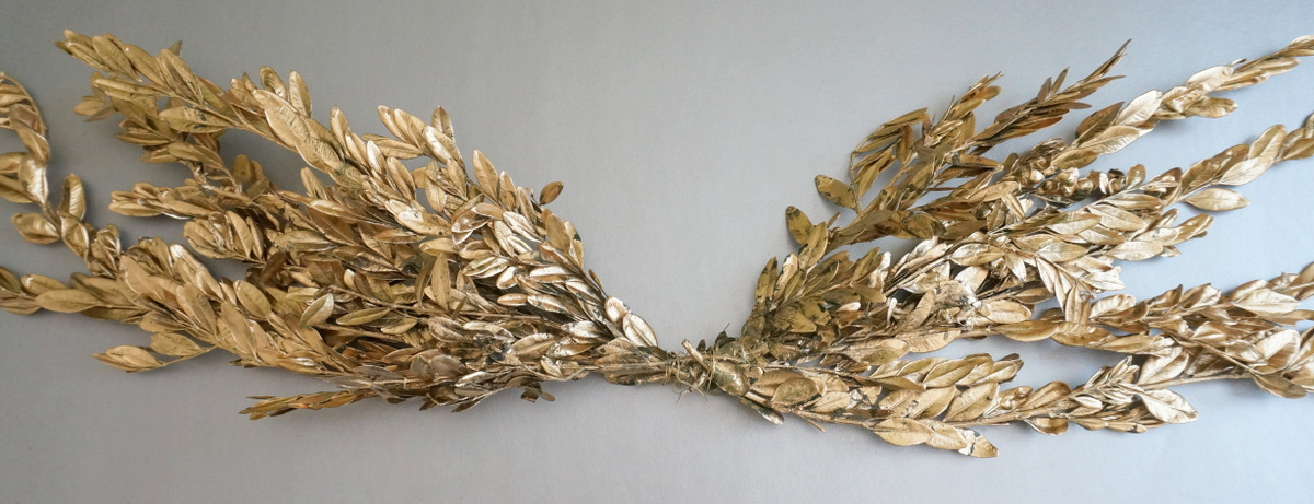 Gold wall hanging