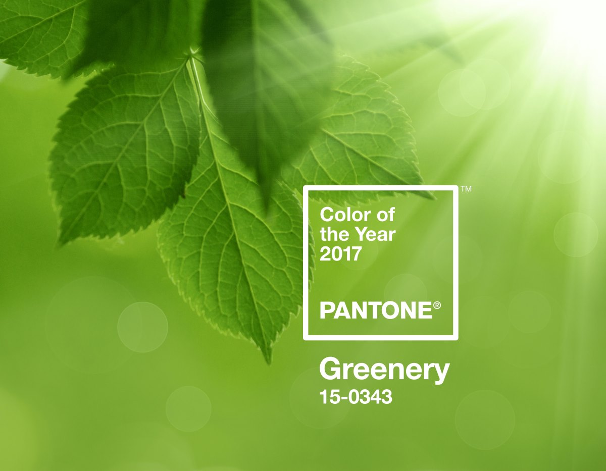 Greenery, PANTONE's Color of the Year 2017