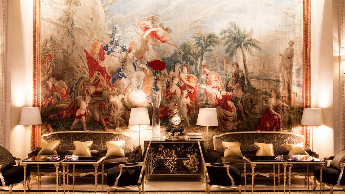 Impressive gallery at Four Seasons Hotel George V Paris