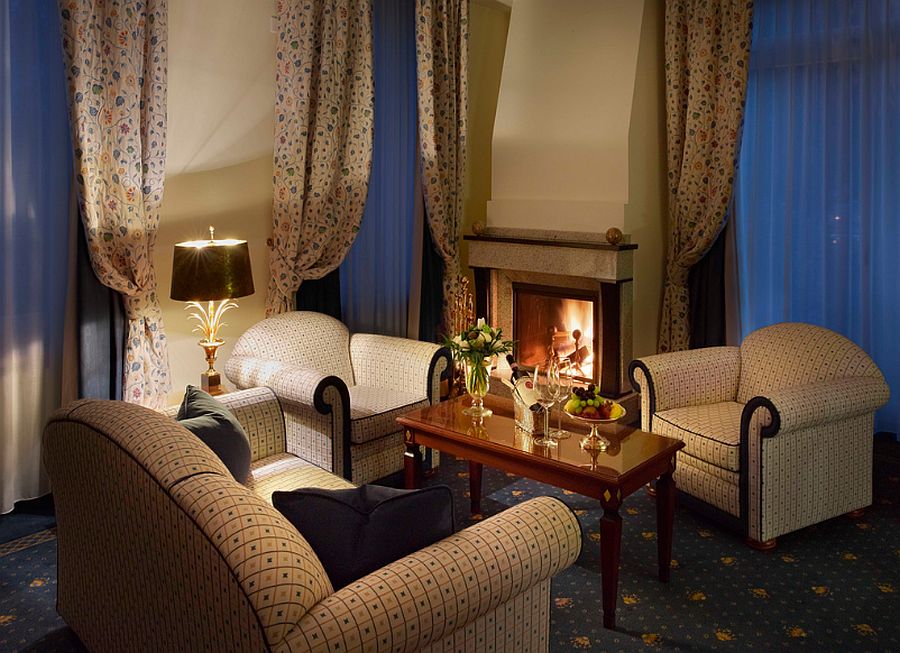 Luxurious suite at the Grand Hotel Kronenhof